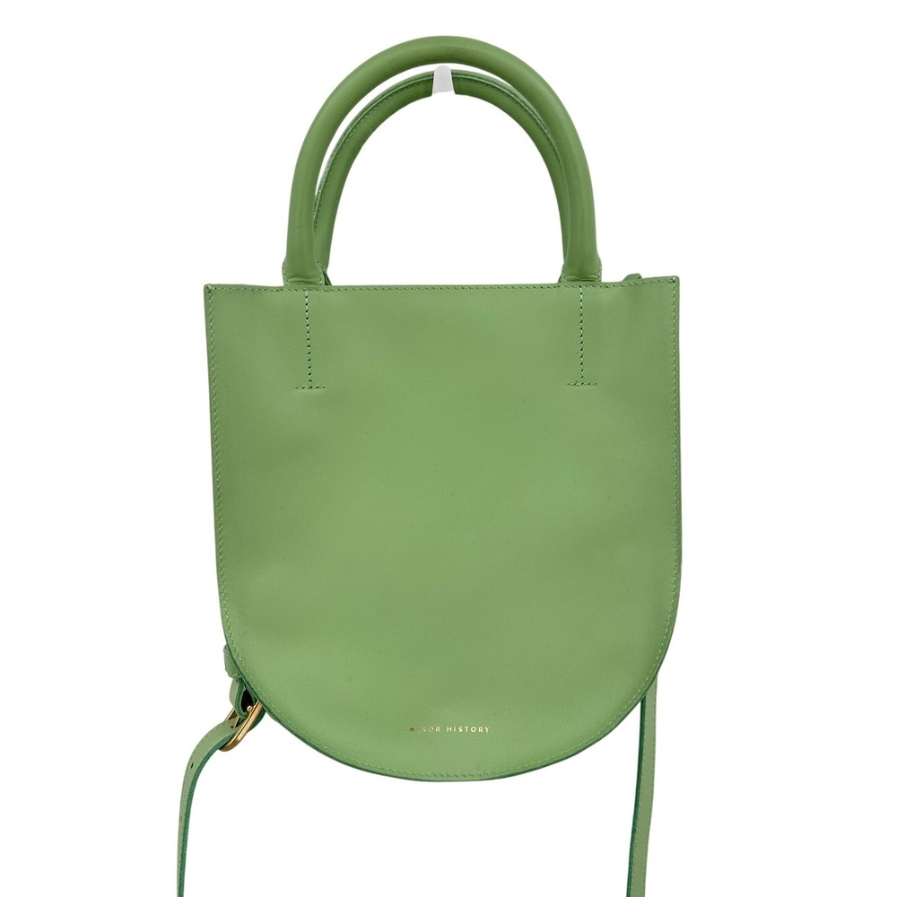 Minor History Arc II‎ Green Leather Round Bottom Crossbody Satchel Bag Handbag